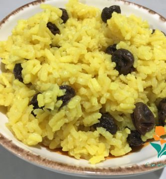 Arroz con pasas