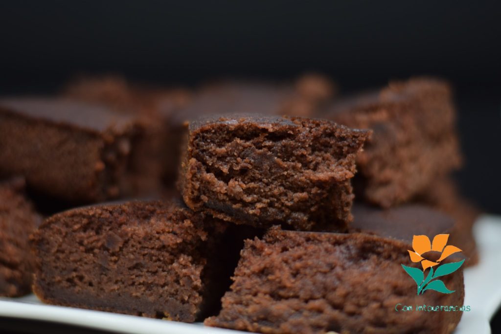 BROWNIE DE CHOCOLATE (SIN GLUTEN, SIN SOJA, SIN FRUTOS SECOS, VEGANO