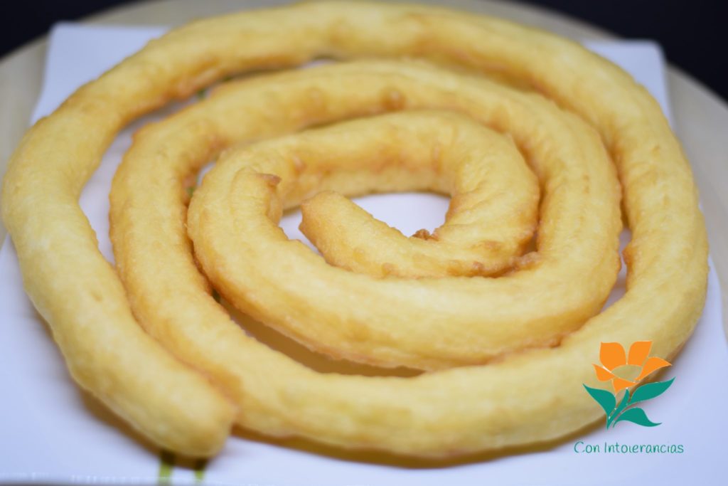 CHURROS (SIN GLUTEN, SIN HUEVO Y SIN LÁCTEOS APLV) – Con intolerancias